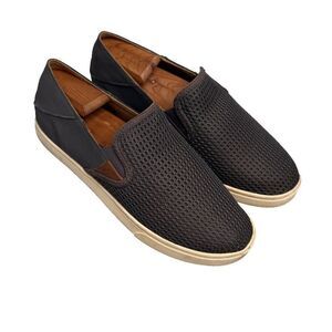 OluKai Pehuea Slip-On Gray Mesh Sneakers Women’s US 9.5 EUR 39.5 20271 Casual